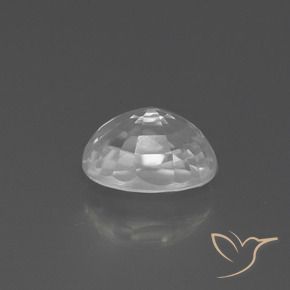 Zircon Blanc naturelle ovale, 2.88 ct, VS