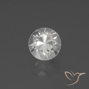 2.63ct Naturel Blanc Zircon, Tour, VVS-VS