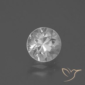 2.26ct Naturel Blanc Zircon, Tour, VVS-VS