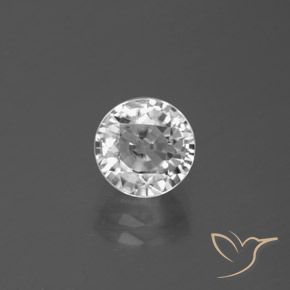 3.29ct Naturel Blanc Zircon, Tour, VS