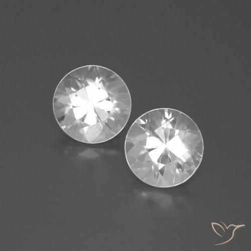 4.28ctw Naturel Blanc Zircon, Tour, VVS-VS