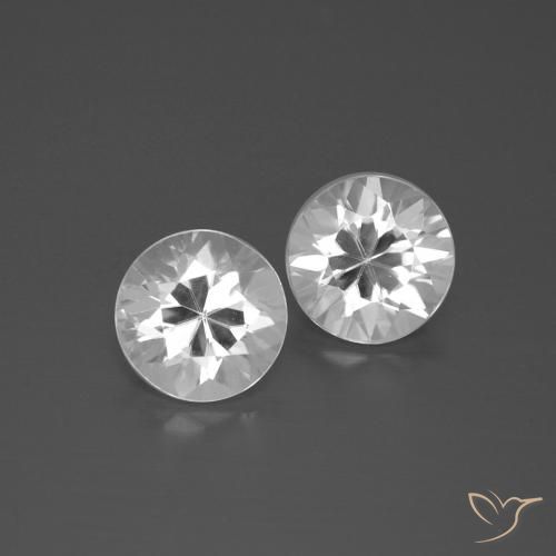 3.71ctw Naturel Blanc Zircon, Tour, VVS-VS