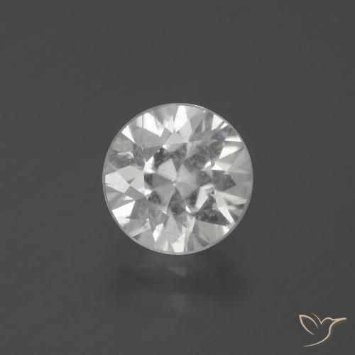 2.43ct Naturel Blanc Zircon, Tour, VS