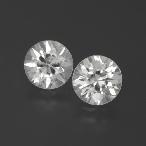 4.74ctw Naturel Blanc Zircon, Tour, VS
