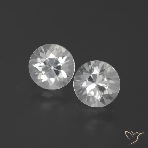 3.54ctw Naturel Blanc Zircon, Tour, VVS