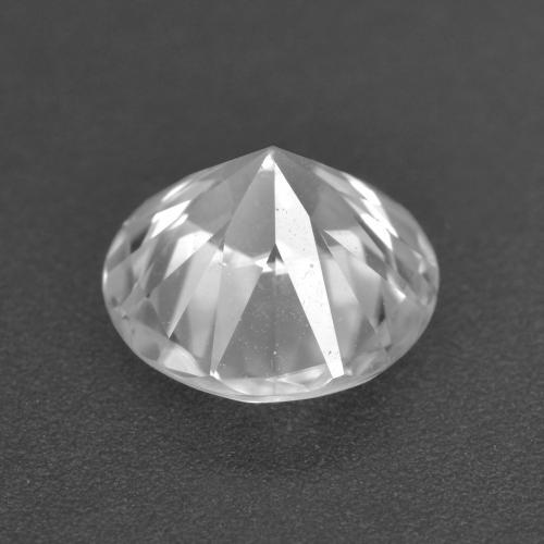 Zircon blanc naturelle coupe roude, 2,58 ct, VS