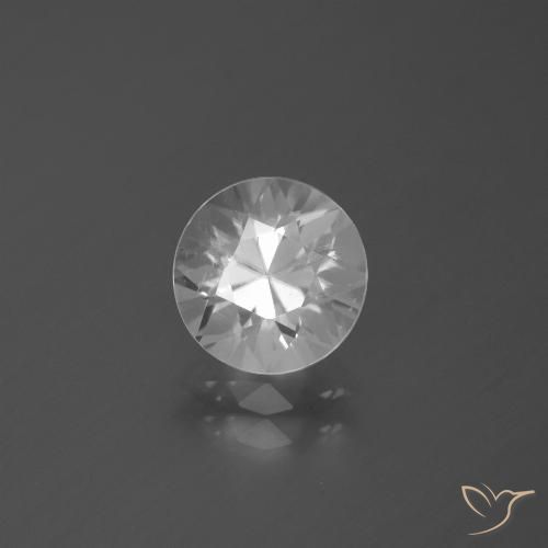 2.58ct Naturel Blanc Zircon, Tour, VVS-VS