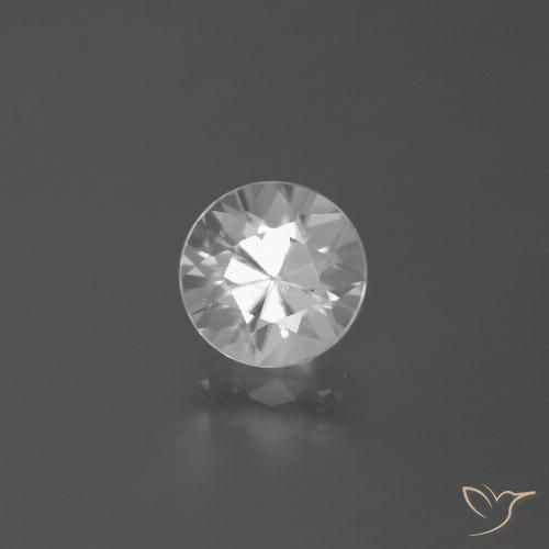 2.56ct Naturel Blanc Zircon, Tour, VS