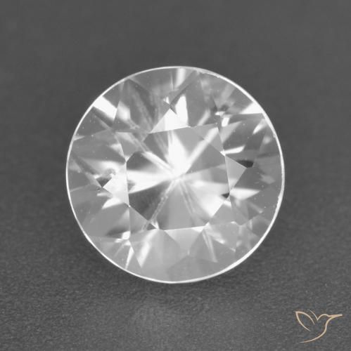 2.12ct Naturel Blanc Zircon, Tour, VS