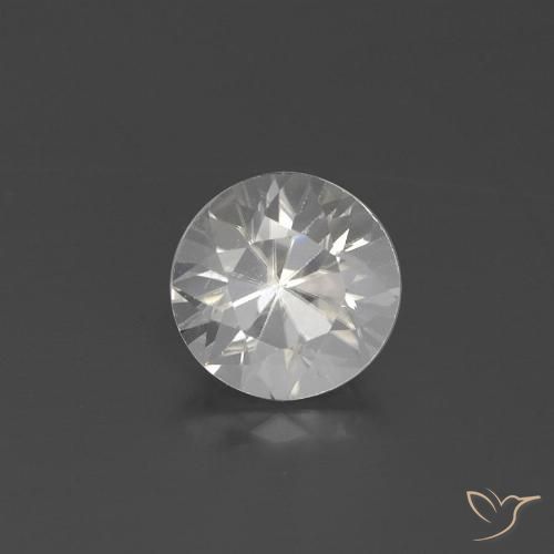 2.19ct Naturel Blanc Zircon, Tour, VVS