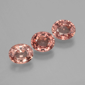 Achetez naturel 3,05ct rose zircon gems, coupe ovale, en provenance tanzanie chez gemselect. en stock, livraison internationale!