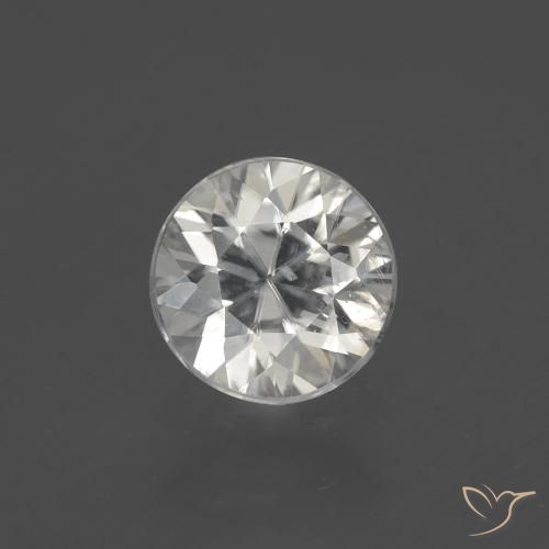 1.91ct Naturel Blanc chaud Zircon, Tour, VS