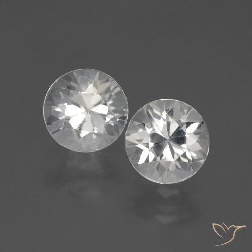 4.18ctw Naturel Blanc chaud Zircon, Tour, VVS-VS