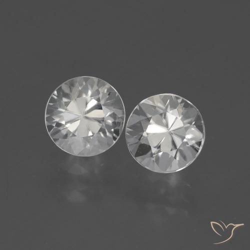 3.81ctw Naturel Blanc chaud Zircon, Tour, VVS-VS