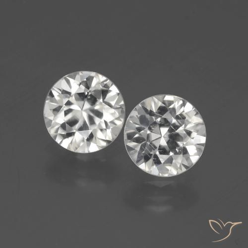 3.64ctw Naturel Blanc chaud Zircon, Tour, VS