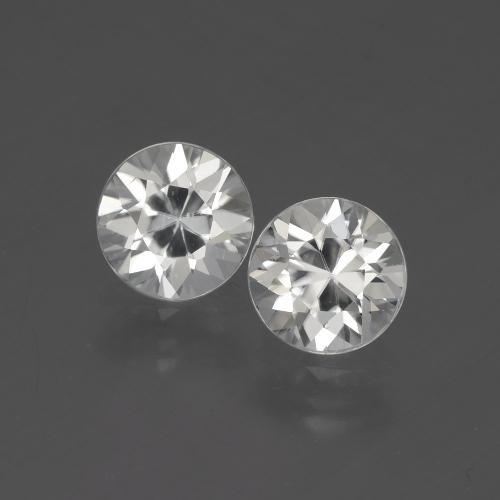 Achetez naturel 3,68ct blanc zircon gems, coupe roude, en provenance myanmar chez gemselect. en stock, livraison internationale!