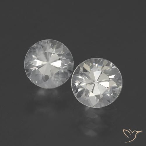3.40ctw Naturel Blanc chaud Zircon, Tour, VS