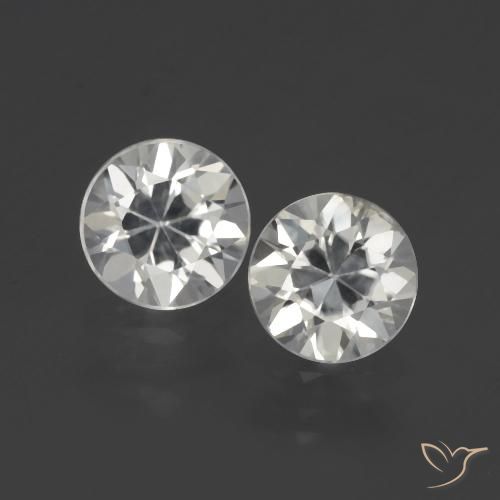 3.04ctw Naturel Blanc chaud Zircon, Tour, VS