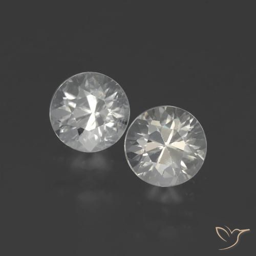 2.66ctw Naturel Blanc chaud Zircon, Tour, VS