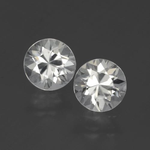 Achetez naturel 3.34ct Blanc chaud Zircon gems, Coupe roude, En provenance Myanmar chez GemSelect. En stock, livraison internationale!