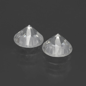 Achetez naturel 3.34ct Blanc chaud Zircon gems, Coupe roude, En provenance Myanmar chez GemSelect. En stock, livraison internationale!