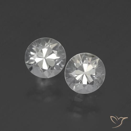 2.43ctw Naturel Blanc chaud Zircon, Tour, VS