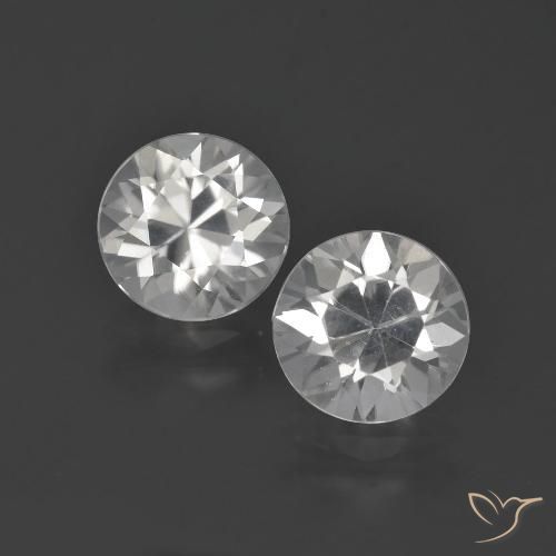 4.32ctw Naturel Blanc chaud Zircon, Tour, VVS-VS