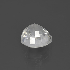 Zircon Blanc chaud naturelle Coupe roude, 3.18 ct, VS