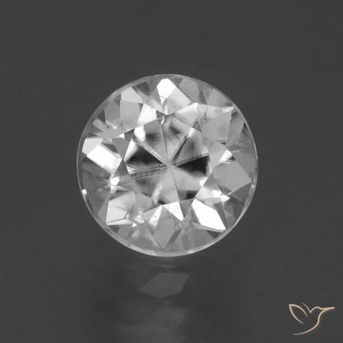 2.06ct Naturel Blanc Zircon, Tour, VS