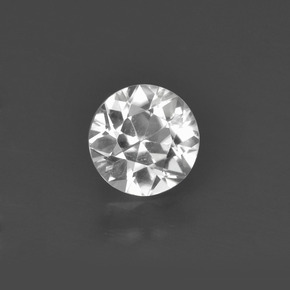 Zircon blanc naturelle coupe roude, 0,91 ct, VVS-VS
