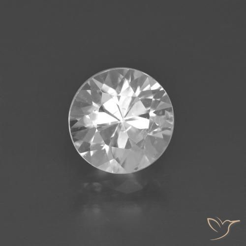1.85ct Naturel Blanc Zircon, Tour, VS