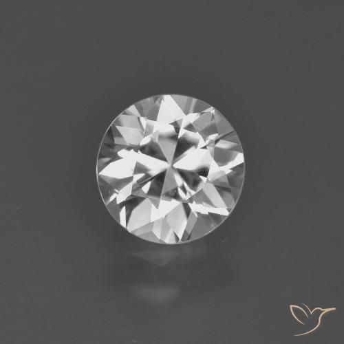 1.35ct Naturel Blanc Zircon, Tour, VVS-VS