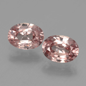 Achetez naturel ct rose zircon gems, coupe ovale, en provenance tanzanie chez gemselect. en stock, livraison internationale!