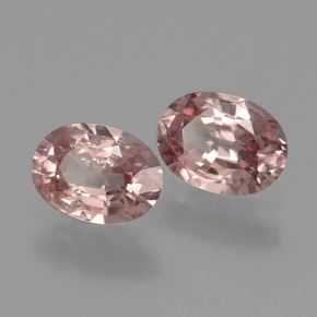 Achetez naturel ct rose zircon gems, coupe ovale, en provenance tanzanie chez gemselect. en stock, livraison internationale!