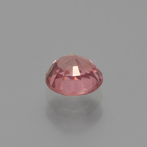 Zircon Rose naturelle Coupe roude, 1.02 ct, VVS-VS