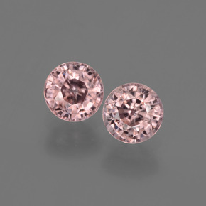 Achetez naturel ct rose zircon gems, coupe roude, en provenance tanzanie chez gemselect. en stock, livraison internationale!