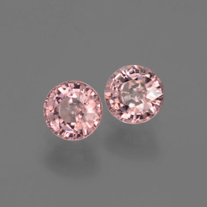 Achetez naturel ct rose zircon gems, coupe roude, en provenance tanzanie chez gemselect. en stock, livraison internationale!