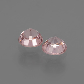 Achetez naturel ct rose zircon gems, coupe roude, en provenance tanzanie chez gemselect. en stock, livraison internationale!