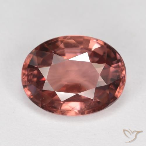 2.77ct Naturel Vin rouge Zircon, ovale, VS