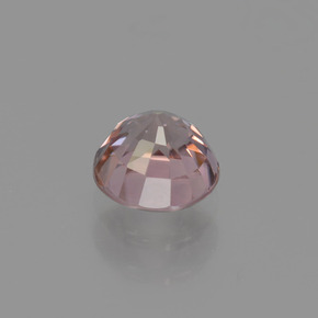 Zircon Rose naturelle Coupe roude, 0.98 ct, VVS-VS