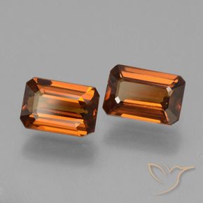 Shop natural 2.43ct Orange foncé Zircon gems, Octogone / coupe Émeraude, from Tanzanie at GemSelect. In stock, global shipping!