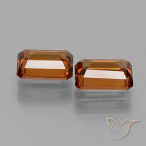 Shop natural 3.09ct Orange foncé Zircon gems, Octogone / coupe Émeraude, from Tanzanie at GemSelect. In stock, global shipping!