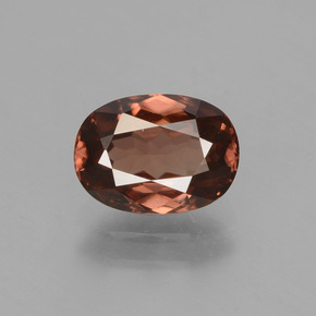 Zircon Rose naturelle Coupe ovale, 1.94 ct, VVS