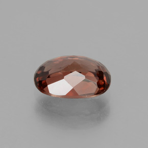 Zircon Rose naturelle Coupe ovale, 1.94 ct, VVS
