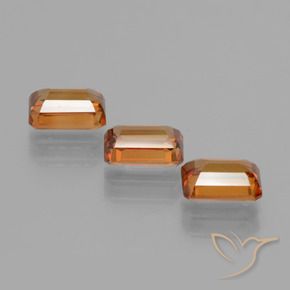 Shop natural 3.19ct Orange foncé Zircon gems, Octogone / coupe Émeraude, from Tanzanie at GemSelect. In stock, global shipping!
