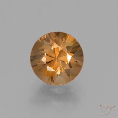 1.97ct Naturel Orange foncé Zircon, Tour, VVS-VS