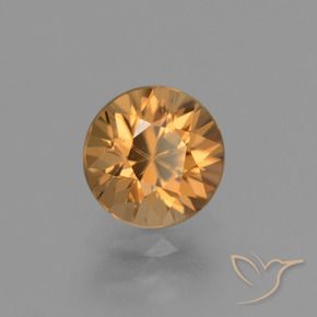 Zircon Orange rouille naturelle Tour, 2.04 ct, VVS