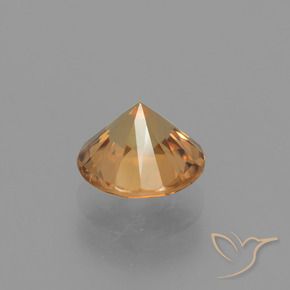 Zircon Orange rouille naturelle Tour, 2.04 ct, VVS