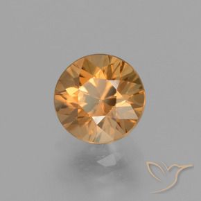Zircon Orange foncé naturelle Tour, 2.09 ct, VVS