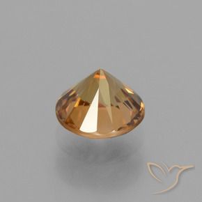 Zircon Orange foncé naturelle Tour, 2.09 ct, VVS